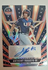 2026 Panini Stars & Stripes Prizm - 15u National Team Signatures Anthony Frausto