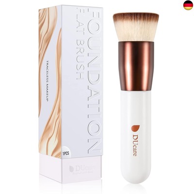 DUcare Foundation Brush Make Up Pinsel Flat Top Kabuki Brush, Synthetic