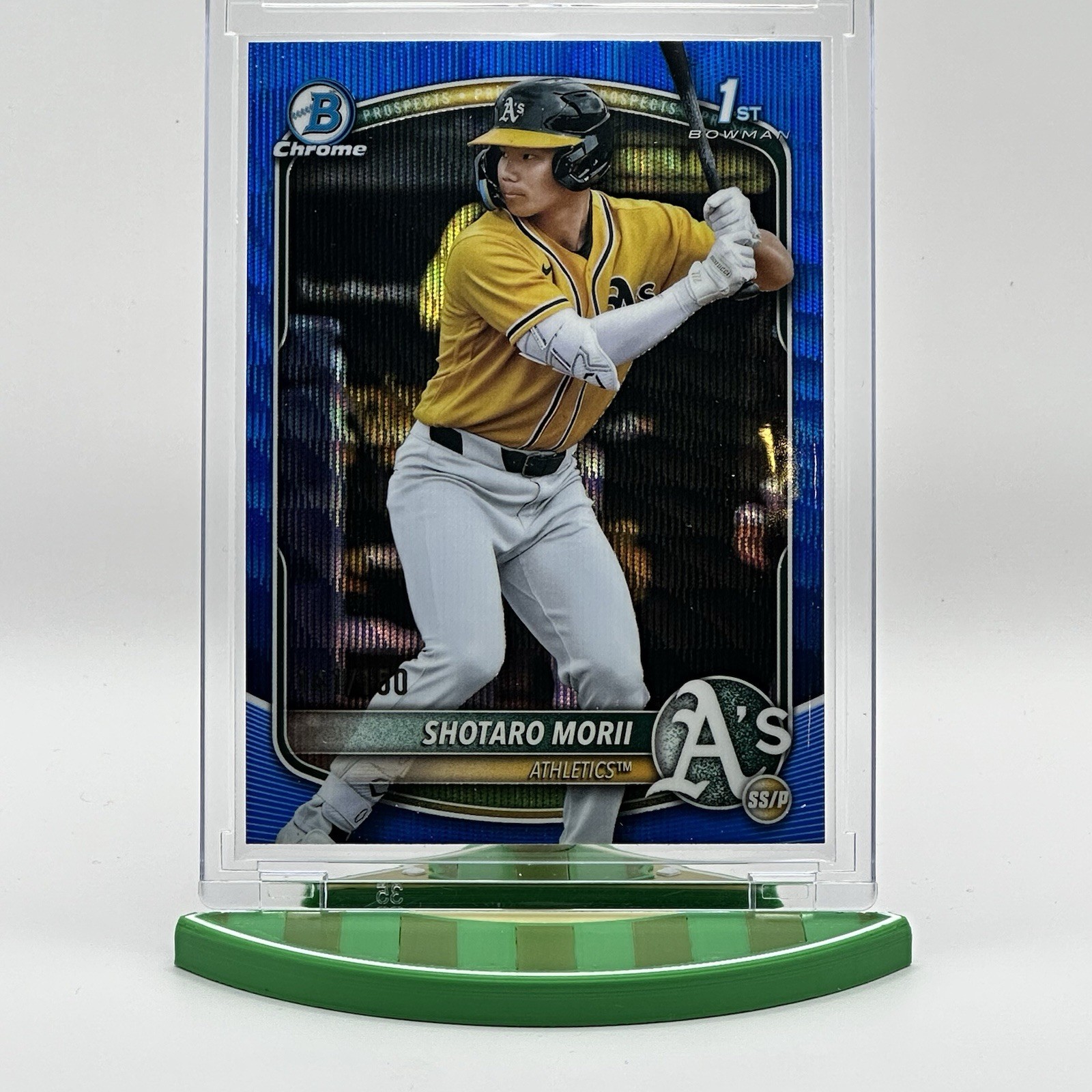 2025 Bowman Chrome Shotaro Morii 1st Bowman Blue Wave /150