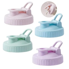 4 Pack Regular Mouth Mason Jar Pour Spout, Mason Jar Pitcher Lids with Leakpr...