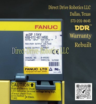 **12mo Warranty**Same Day Shipping Avail.**REBUILT** Fanuc A06B-6151-H011#H580