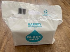 BRAND NEW Genuine Harvey Block Salt for Water Softener 2 × 4kg blocks in pack