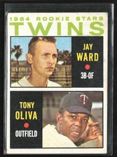 Jay Ward Tony Oliva 1964 Topps RC B #116 Minnesota Twins