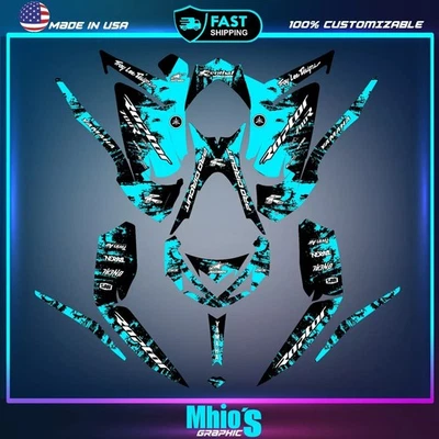 Yamaha Raptor 700 700R Grafik Kit 2013 2014 2017 bis 2025 Decals Aufkleber ATV - Bild 1 von 4
