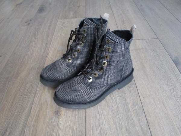 Women Bugatti Boots Grey Textile 37