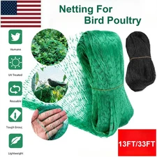 USA 33FT Anti Bird Netting Pond Net Protection Tree Crops Plants Garden Mesh