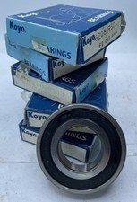 Lot of 5 Koyo 6206-2RSC3 Ball Bearings 30x62x16mm C3 Made in Japan NOS