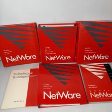 Vintage Novell NetWare 386 Documentation Manuals Lot - Concepts, Admin, SFT