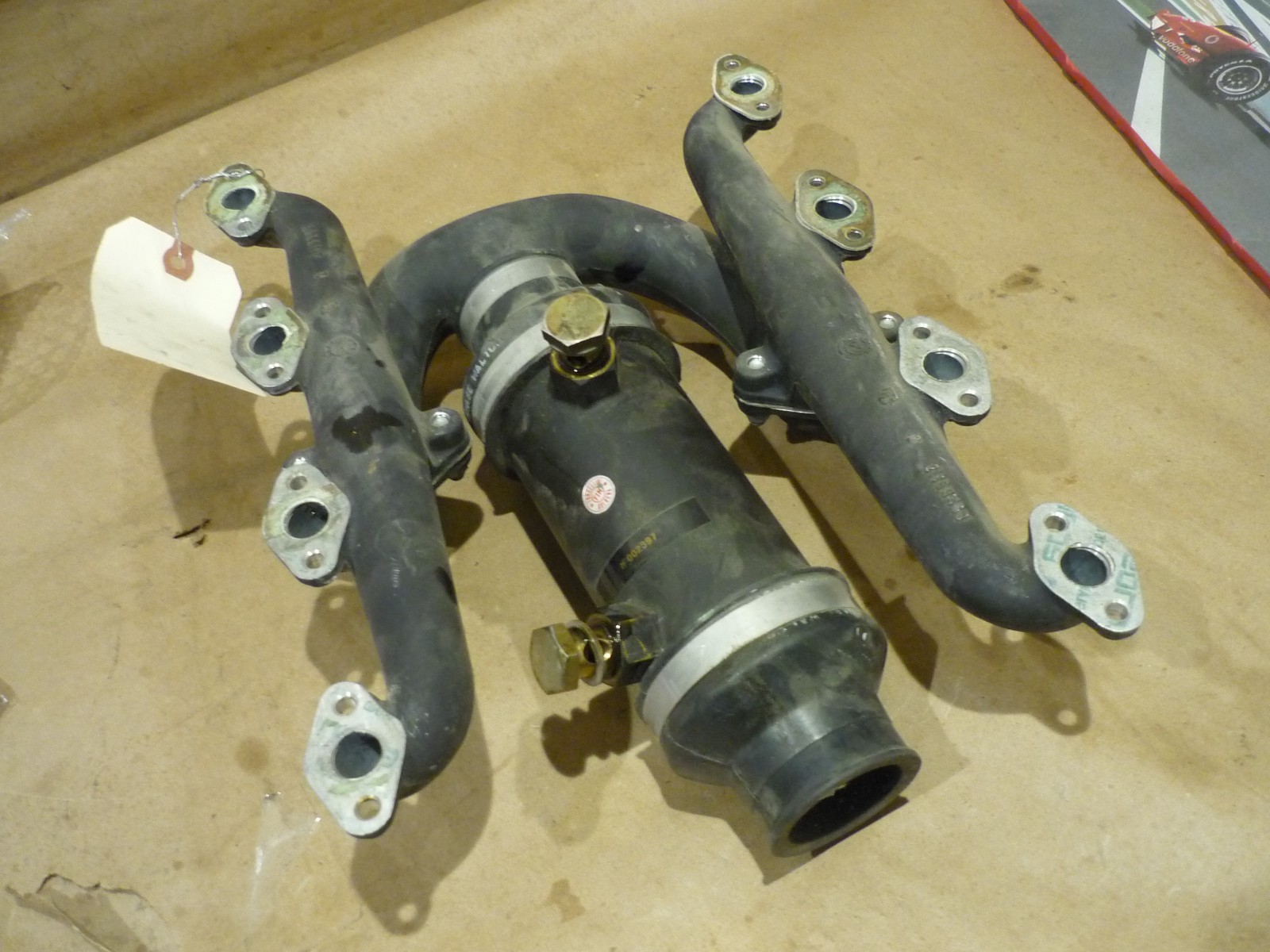 Ferrari 360 Modena-Spider Water Manifold/Heat Exchanger - P/N 169526