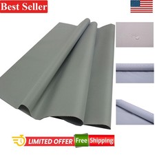 Versatile Waterproof 600 Denier Polyester Fabric for Marine Use - Silver, 1 Yard