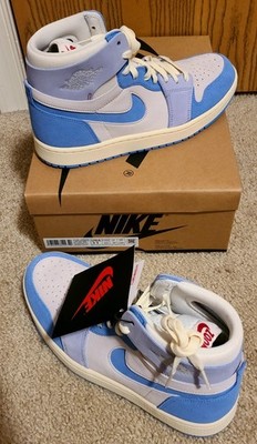 Nike Women's Air Jordan 1 High Zoom Air CMFT 2 University Blue DV1305-004 Sz 8.5