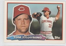 1988 Topps Big Tom Browning (D* on Back) #96 0a1