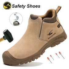 Mens Composite Work Boots Steel Toe Safety Shoes Indestructible Non Slip Boots