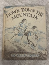 Down Down the Mountain by Ellis Credle 1961 Childs book