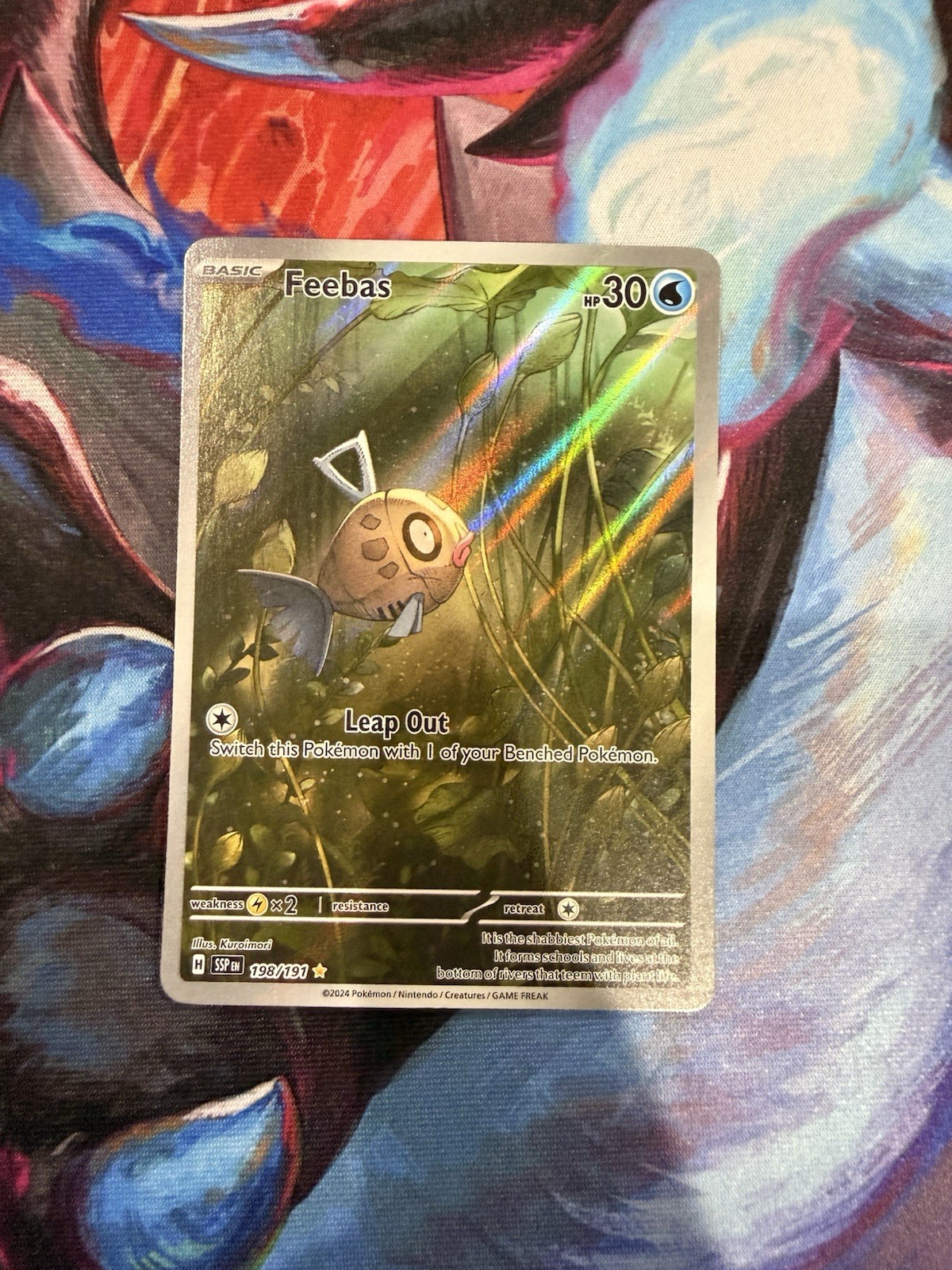 Pokemon Card - Feebas IR 198/191