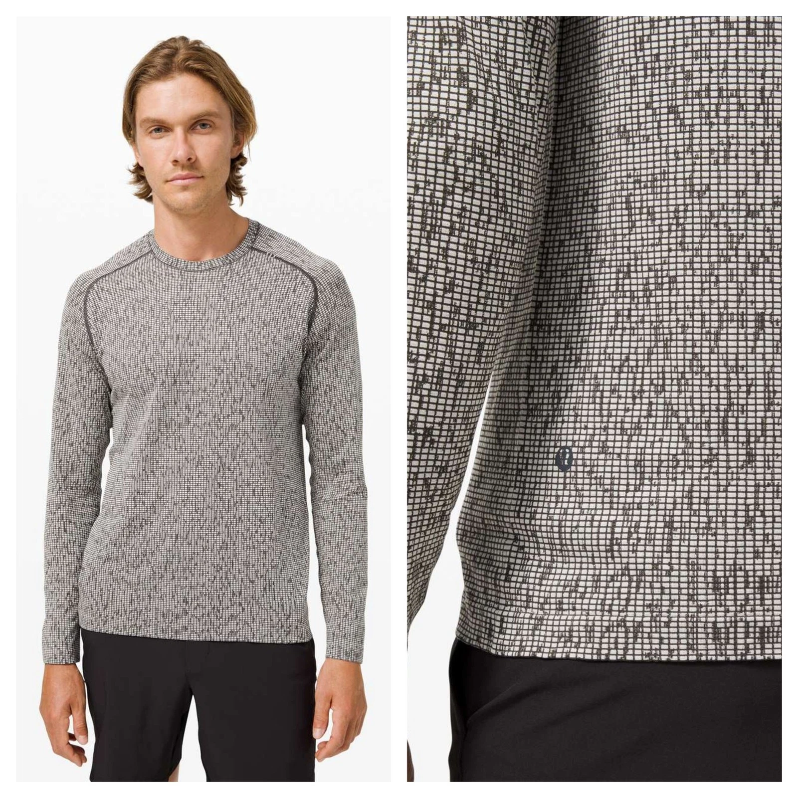 Lululemon Metal Vent Tech Long Sleeve 2.0 Athletic Stretch Space Code M3CD8S