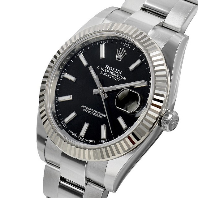 Rolex Datejust 41 Men S Black Watch For Sale Online Ebay