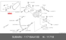Genuine OE Belt Set 11718AA100 for Subaru 11718-AA100