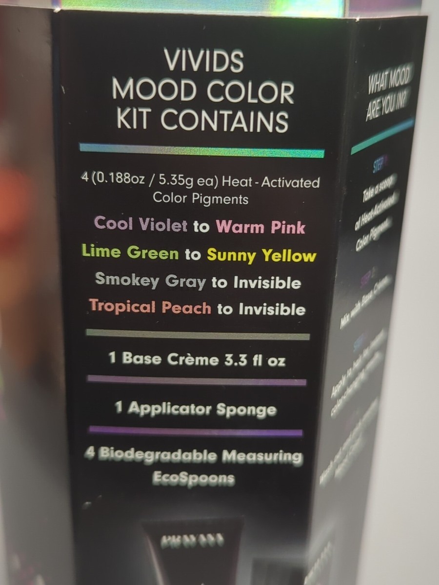Pravana Vivids Mood Heat Activated Hair Color Kit 4 Colors for