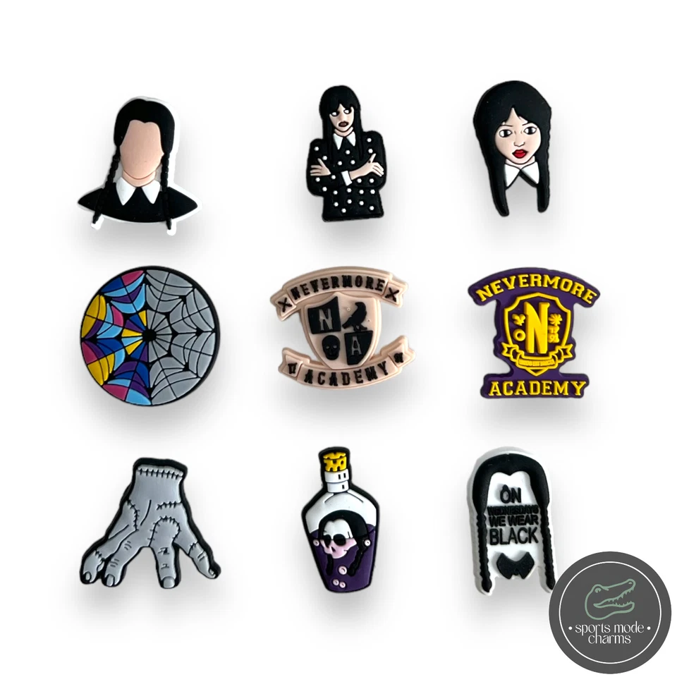 Wednesday - Sports Mode Charms for Shoes Clogs Sandals - Adams Thing Potion