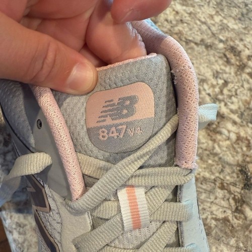 New Balance 847 V4 shoes Women’s 10 (mens 8.5) pink gray Trufuse Rollbar running - Picture 4 of 13