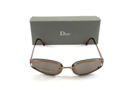 VINTAGE CHRISTIAN DIOR CD 2043 METALLIC COPPER SUNGLASSES AUSTRIA