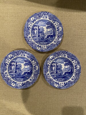 Butter Keeper Spode Blue Italian Bread And Butter Plate Spode Blue - Main Image