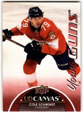 2021-22 Upper Deck UD Canvas Young Guns Cole Schwindt Rookie #C387 Florida