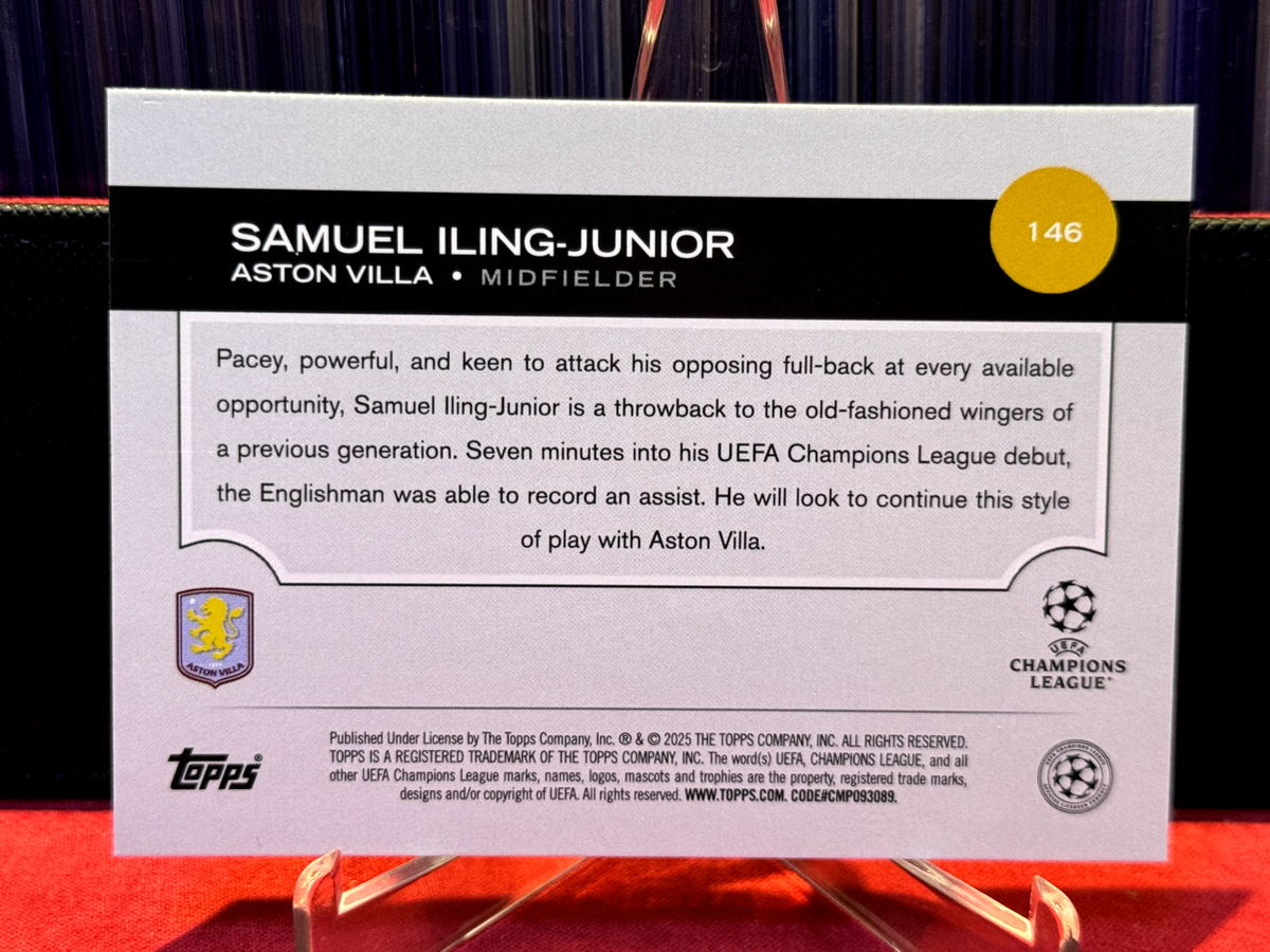2024-25 Topps UCC Flagship SAMUEL ILING-JUNIOR Club Logo 2024-25 Topps UCC Flagship SAMUEL ILING-JUNIOR Club Logo