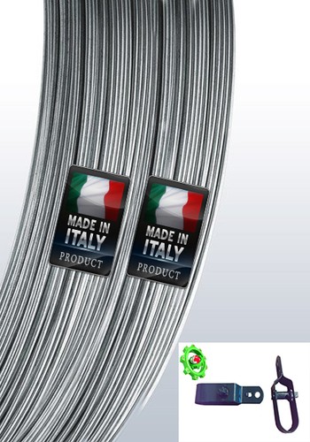 Filo Di Ferro Zincato Per Legature - Diametro 2,70 Mm, 100 Metri - Foto 7