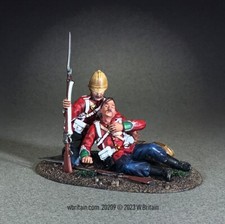 W Britain - "Helping my Comrade" Two British of the 24th Foot #20209