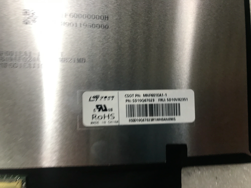 PANTALLA LCD 15.6"4K MNF601EA1-1 para Lenovo 01YN138 01YN136 3840X2160 UHD no táctil - Imagen 2 de 5