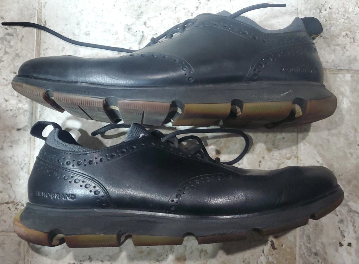 Men's zerøgrand wingtip oxford black sale
