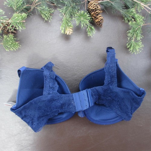 Gilligan & O'Malley Bra Size 38DD Blue Padded Underwire Adjustable Clasp New - Picture 6 of 11
