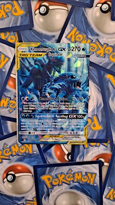 Squirtle And Xenomorph Tag Team Pokemon Card 