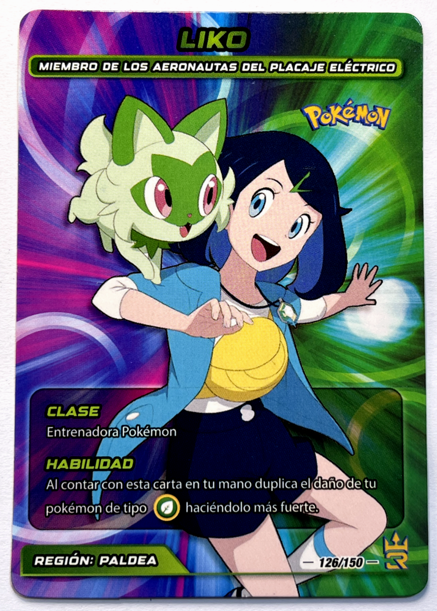 2024 POKEMON Black Edition TCG #126 LIKO / SPRIGATITO Paldea Peru