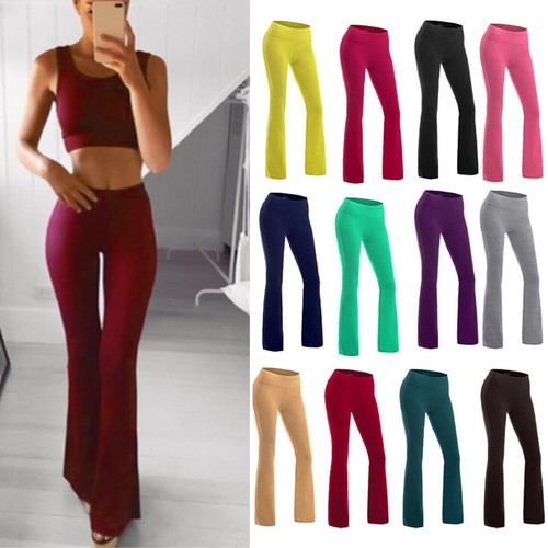 Women Bootcut Yoga Pants High Waist 