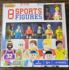Blokko  8 Piece Sports Figures Minifigures NEW! SEALED! FREE SHIPPING!