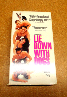 LIE DOWN WITH THE DOGS (VHS 1995) Wally White RANDY BECKER Comedy LBGTQ