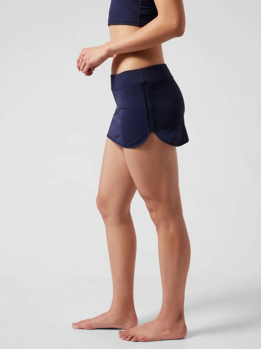 NWT Athleta Tidal Swim Skirt, DRESS BLUE SIZE S #405807