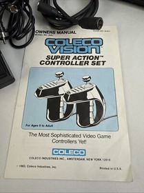 Coleco ColecoVision Console Plus Steering Wheel + Turbo Untested PlusOther Items