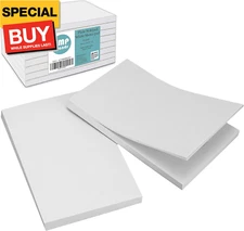 10 Pack Note Pads 4x6, 100 Sheets Per Memo Pad, Writing Scratch Pad, Blank Notep