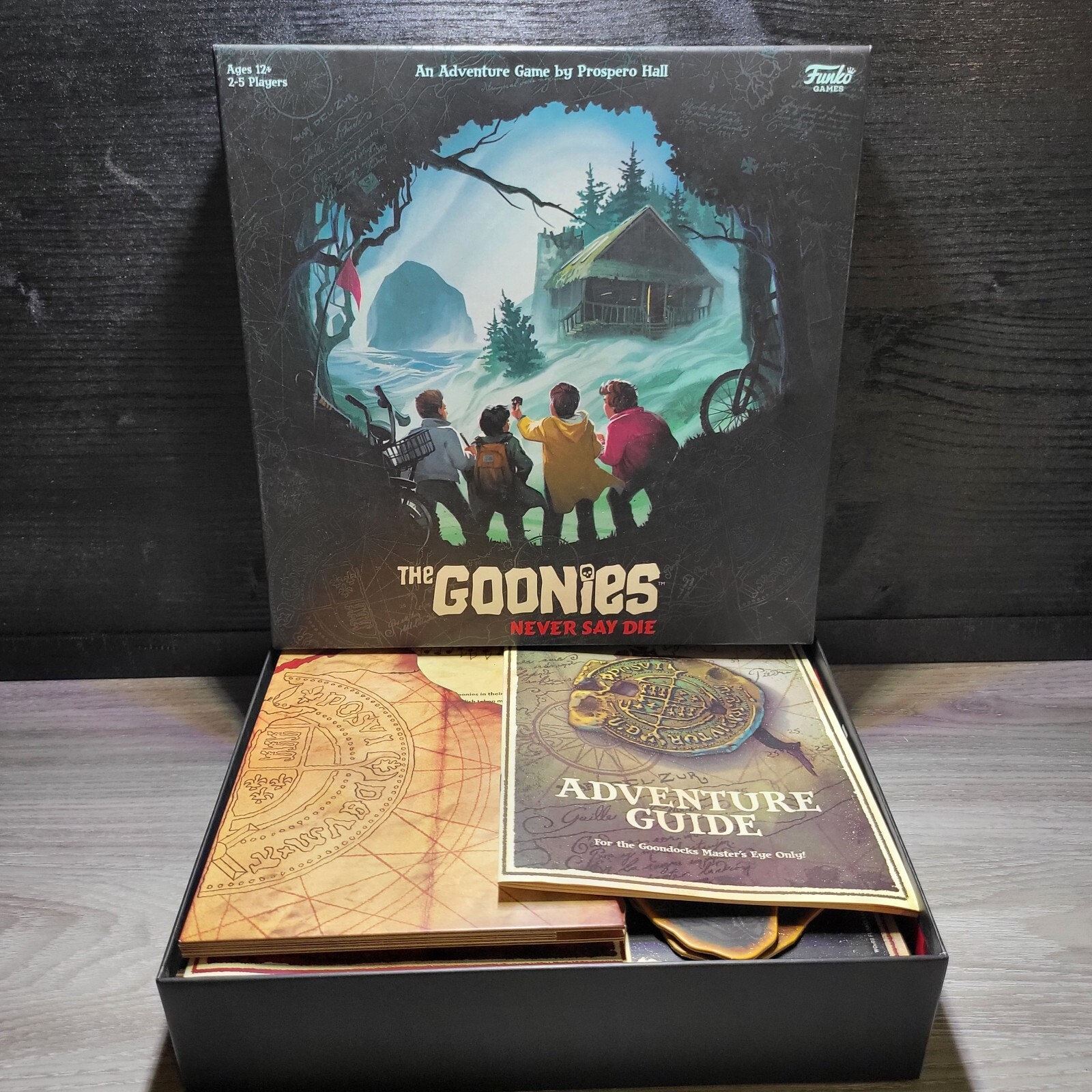 The Goonies Never Say Die Juego de Mesa Estrategia 100% Completo Funko Juegos