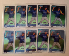 Andrelton Simmons RC 2012 Bowman Chrome 10 ct lot Braves (10) Angels Cub #BCP108