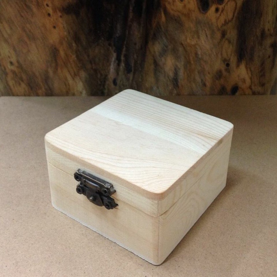 Storage Box Storage Box Wooden Box Brand New Natural Packing Plain Kit