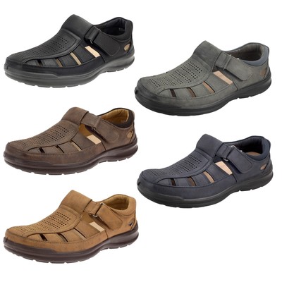 Herren Slipper Sandalen Halbschuhe Freizeitschuhe Sommer Kunstleder Schuhe 62747