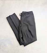 Prada Trousers Dress Pants Black Men 48 Pleated Polyester Elastane Straight Fit