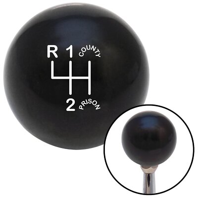 White Shift Pattern CP3n Black Shift Knob MT Manual Transmissions 4 5 6 speed