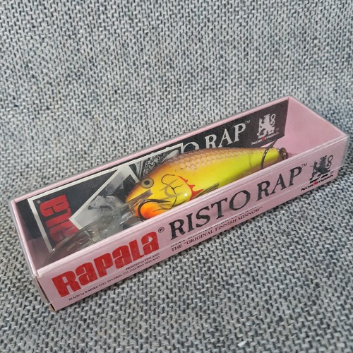 Rapala Risto Rap Deep Runner Kunstköder Crankbait Balsaholz Vintage Made in Ireland