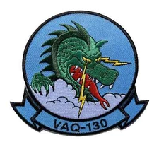 VAQ-130 Zappers Squadron Patch – With Hook and Loop, 4"